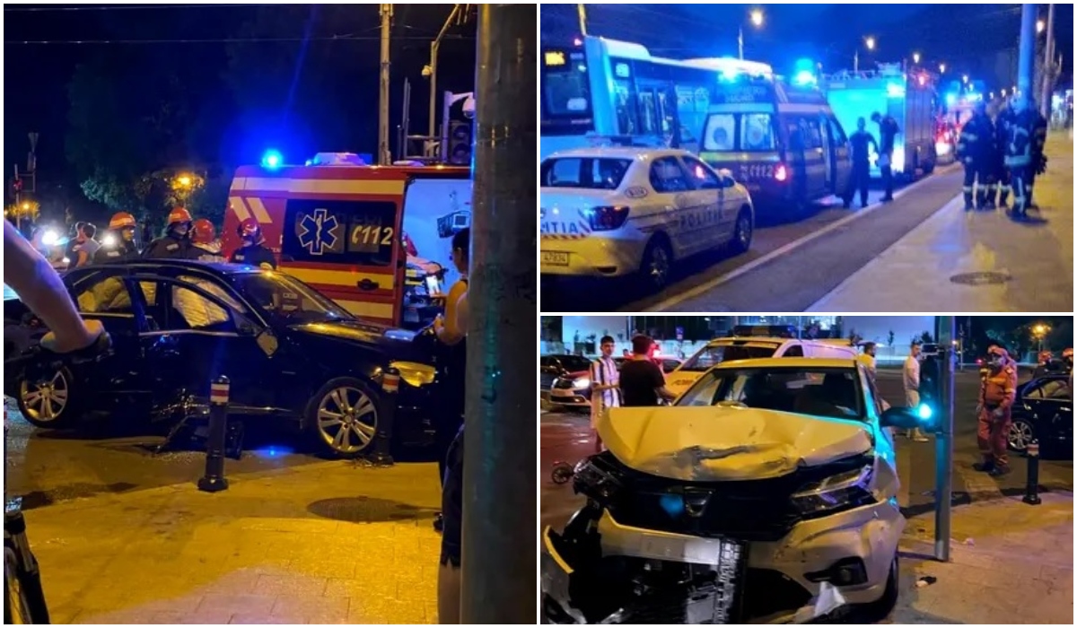 George Merloi a fost implicat într-un accident teribil pe străzile din Bucureşti. Trei persoane la spital şi patru maşini avariate!
