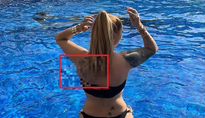 Detaliul observat în ultima poză făcută de Anamaria Prodan la piscină. Ce s-a întâmplat cu tatuajul care îl înfăţişa pe Laurenţiu Reghecampf, cu care este în scandal de divorţ