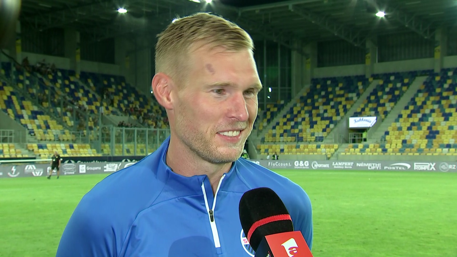Joonas Tamm, reacție genială după golul marcat în Dunajska Streda – FCSB 0-1: „Era greu să ratez! I-am zis lui Radunovic să centreze acolo!