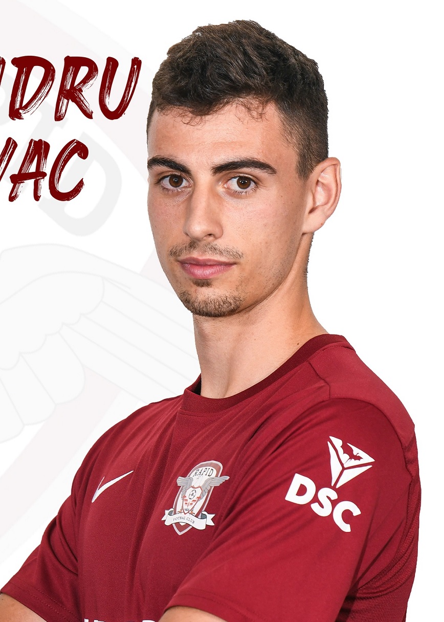 OFICIAL | Alexandru Crivac a semnat cu Rapid. Al nouălea transfer realizat de giuleşteni în acest sezon