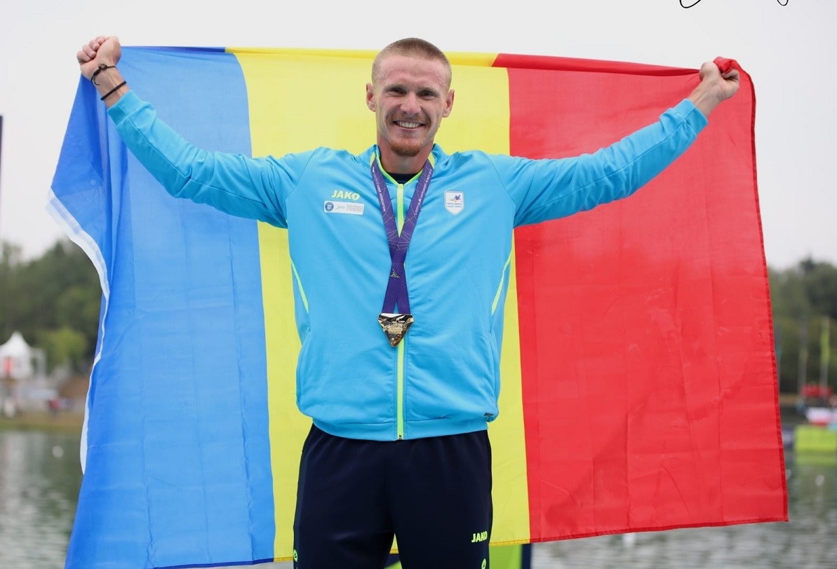 Cătălin Chirilă a câştigat medalia de aur în proba de canoe simplu 1.000 de metri la Campionatele Europene