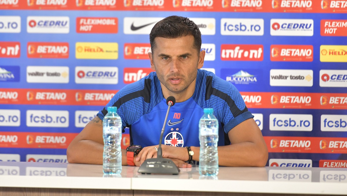 Nicolae Dică, la o conferință de presă