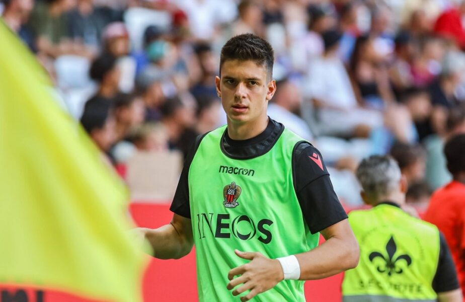 Ce notă a primit Rareș Ilie după ce a debutat pentru Nice în Ligue 1