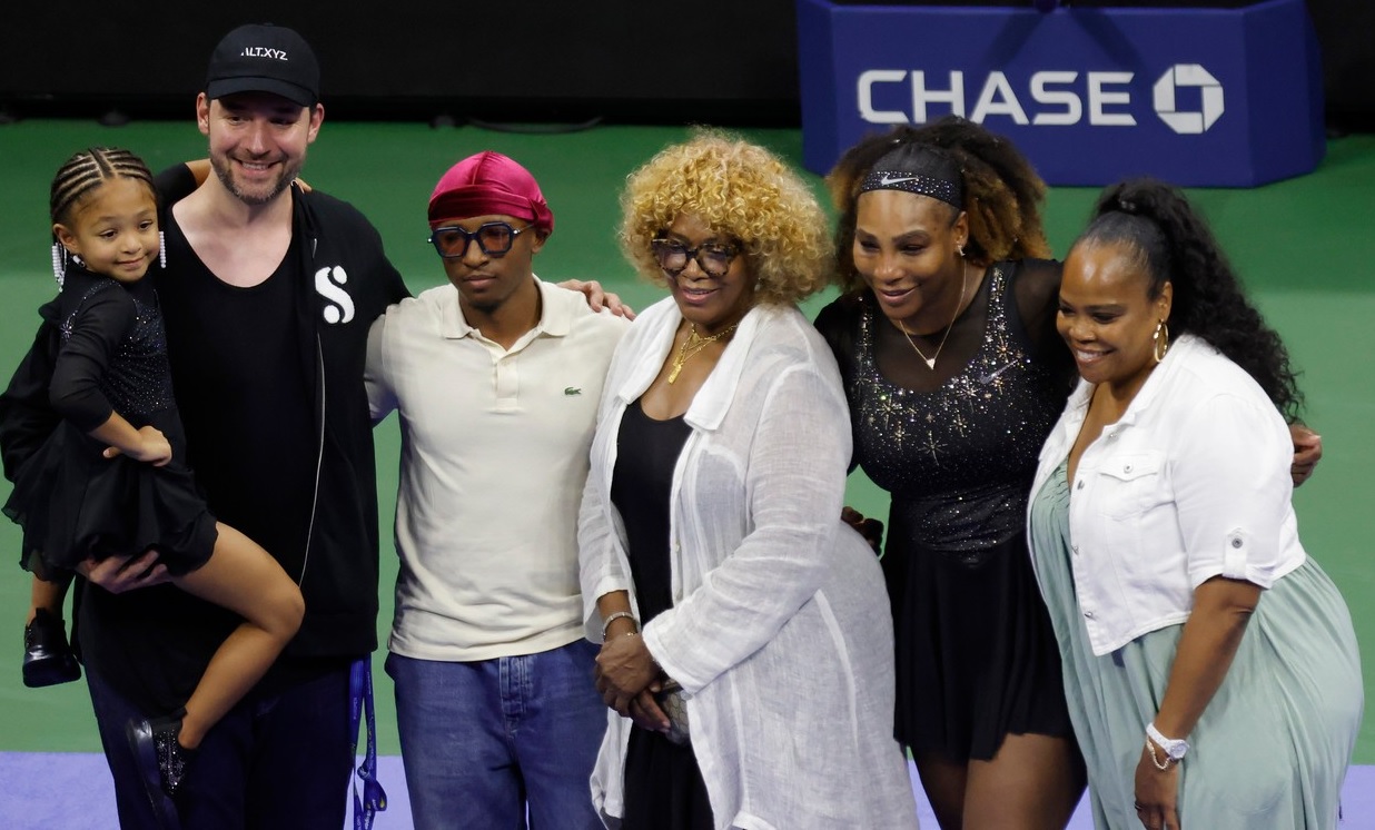 Serena Williams, alături de familie, la Flushing Meadows / Profimedia
