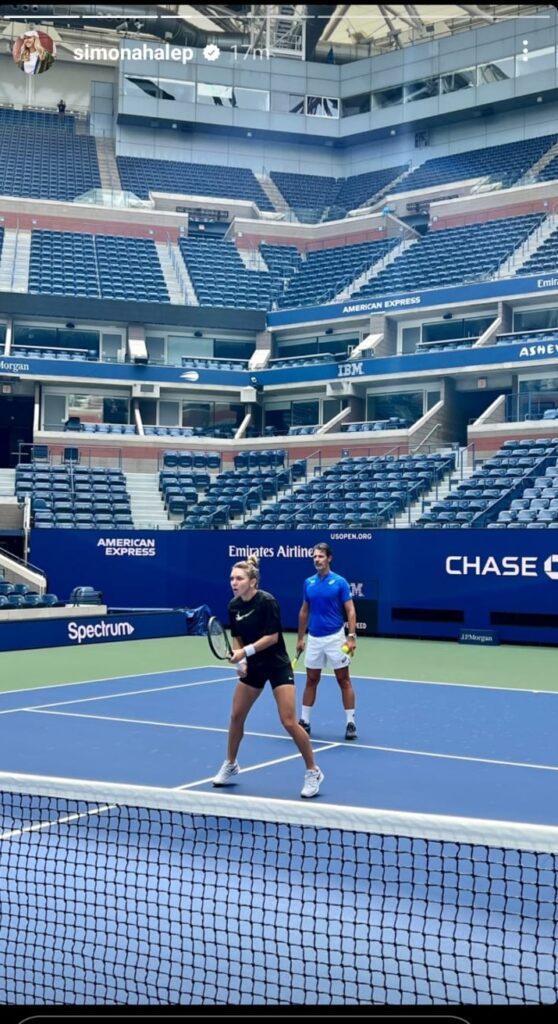 Simona Halep a revenit la US Open/ Instagram Simona Halep