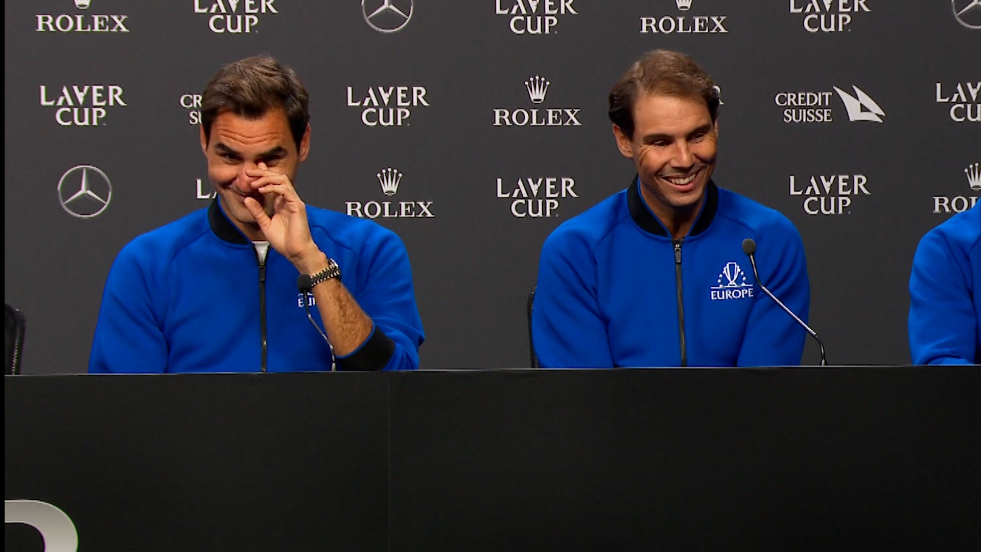 Federer s-a abținut cu greu să nu plângă când l-a auzit pe Nadal. Ce a putut spune Rafa