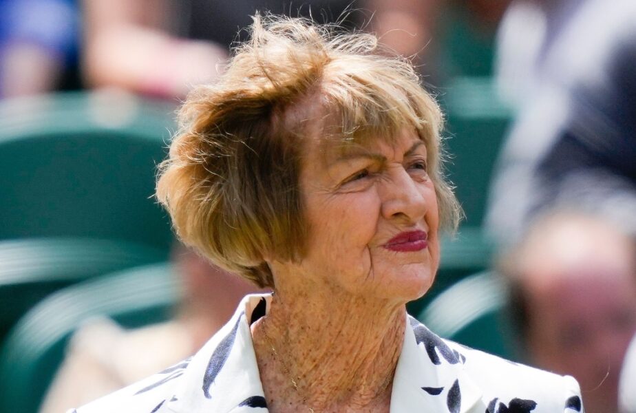 Margaret Court, în cadrul unei ceremonii la Wimbledon