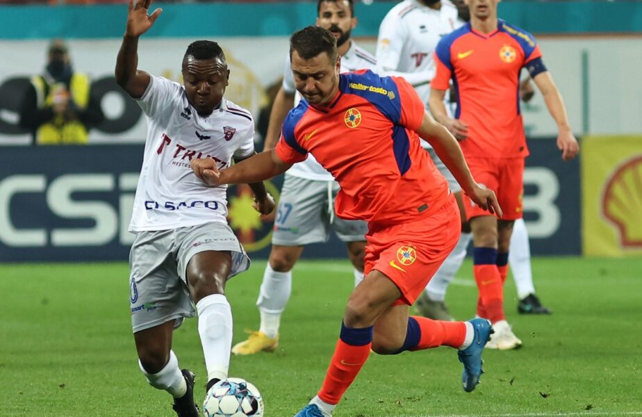 Andrei Miron, într-un meci dintre FCSB și FC Botoșani
