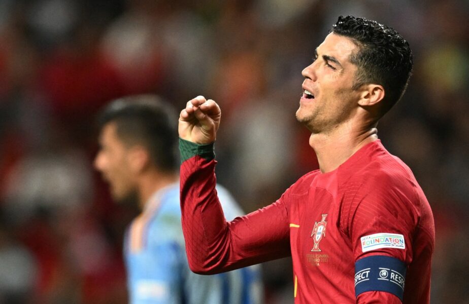 Cristiano Ronaldo, supărat în tricoul Portugaliei