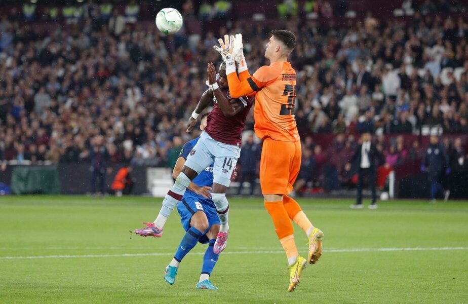 Ştefan Târnovanu susţine că nu a fost penalty în West Ham – FCSB 3-1: „Nu mi-a venit să cred”