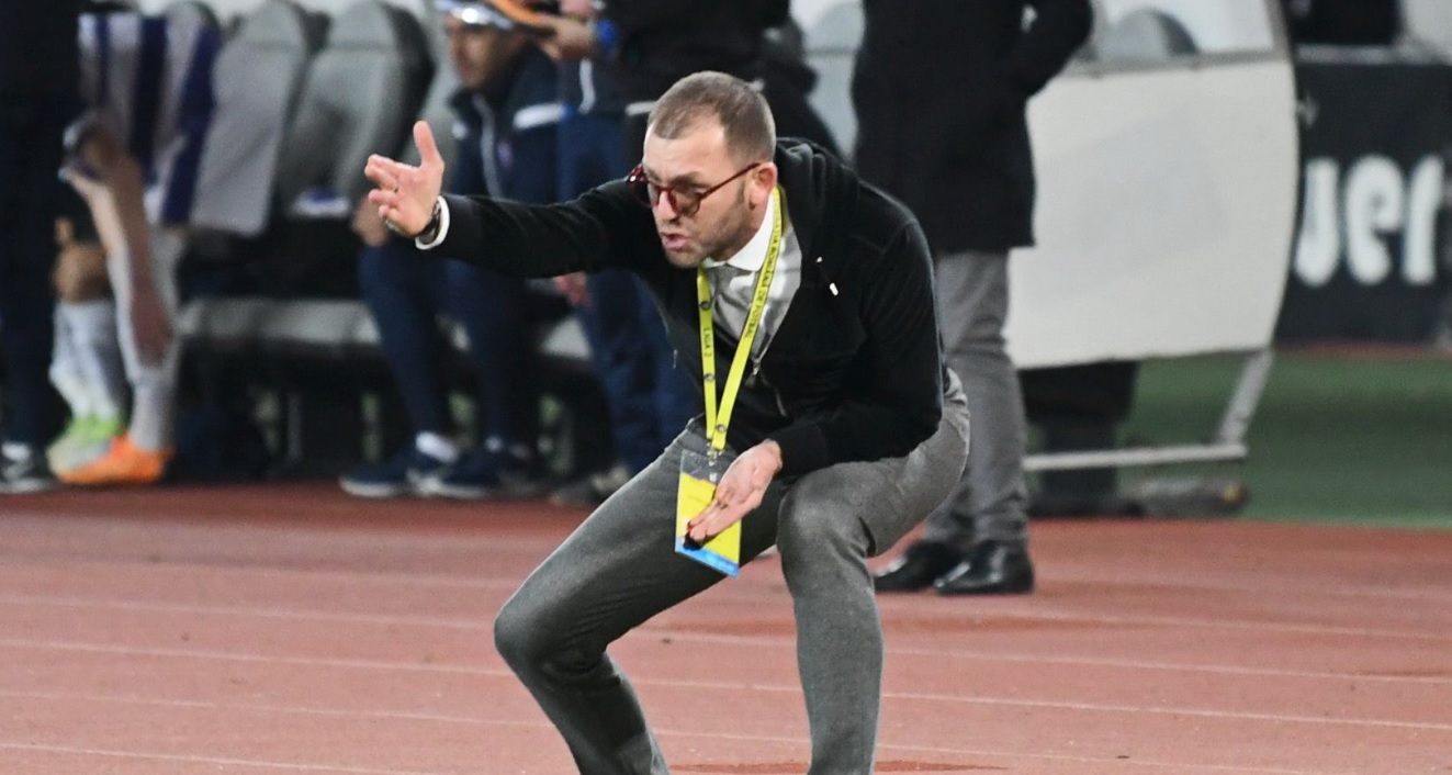 Bogdan Lobonţ, în cadrul unui meci
