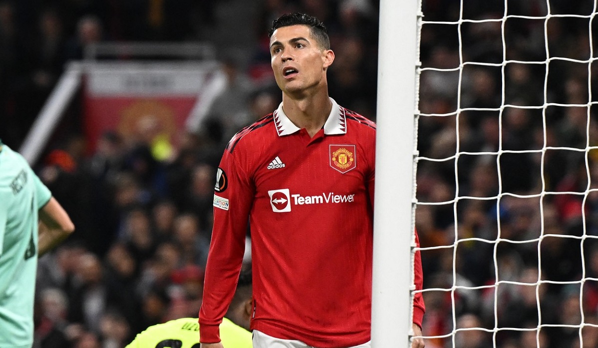 Cristiano Ronaldo, într-un meci pentru Manchester United