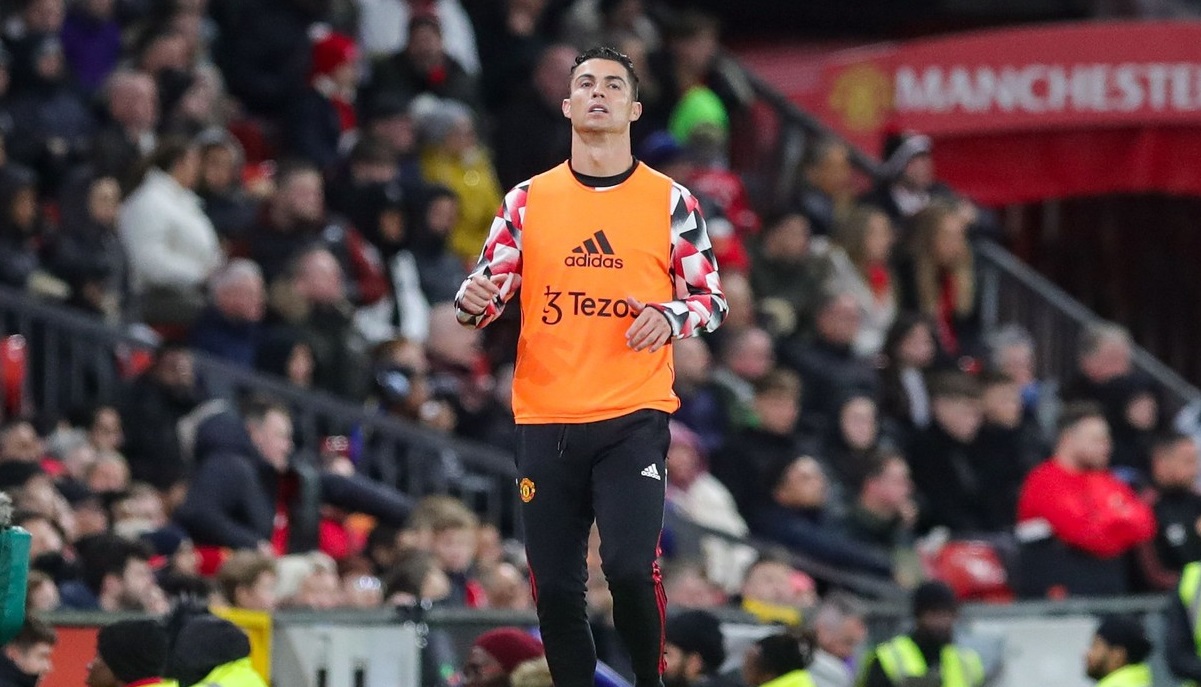 Cristiano Ronaldo, rezervă într-un meci pentru Manchester United