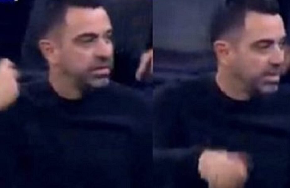 Gest incredibil făcut de Xavi la adresa arbitrilor din Inter – Barcelona 1-0: „Ce ruşine!”. UEFA, sesizată să intervină!