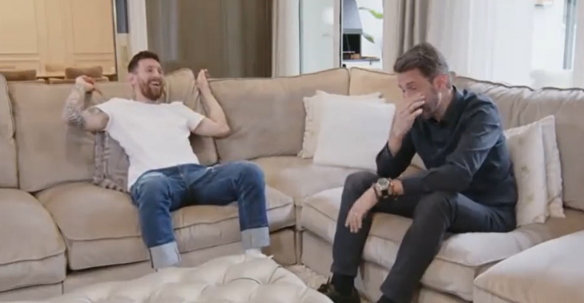 Lionel Messi l-a făcut pe un jurnalist să plângă în timpul interviului. Superstarul lui PSG a fost şi el copleşit de emoţii