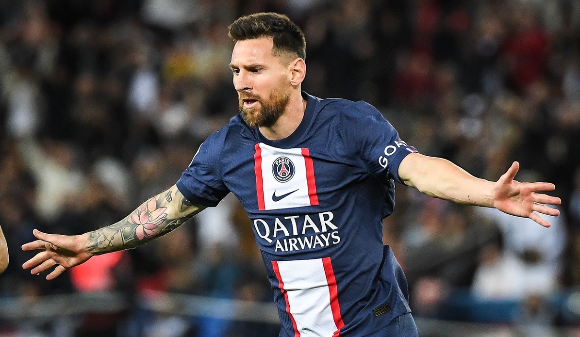 Lionel Messi, bucurie după marcarea unui gol