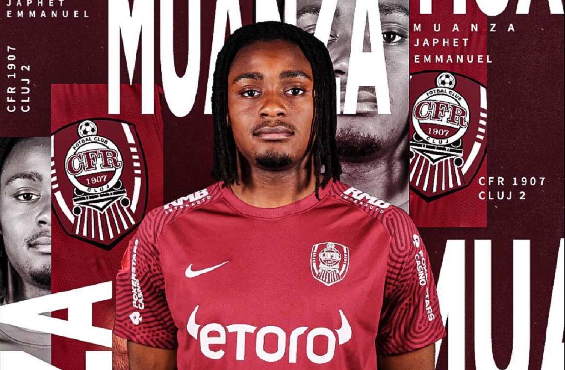 Muanza Japhet Emmanuel, noul transfer de la CFR Cluj