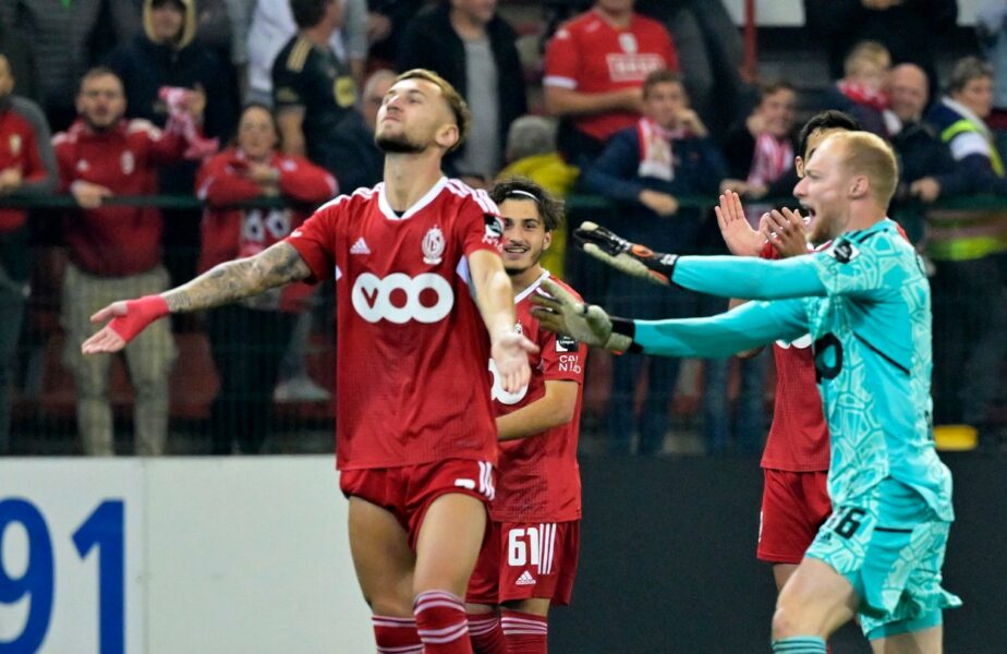 Standard Liege – Anderlecht a fost oprit în minutul 63, după ce ultraşii oaspeţilor au aruncat cu torţe. Denis Drăguş i-a aplaudat ironic