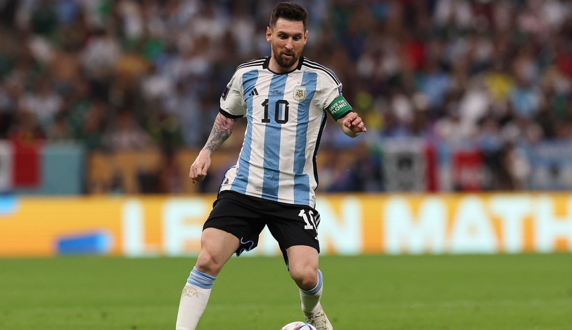 Lionel Messi, într-un meci pentru Argentina