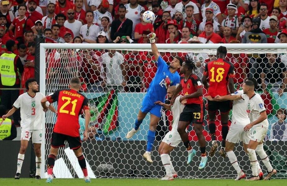 CM 2022 | Situaţie de necrezut în Belgia – Maroc 0-2. Yassine Bounou a fost pe teren la intonarea imnurilor, dar nu a apărat niciun minut!