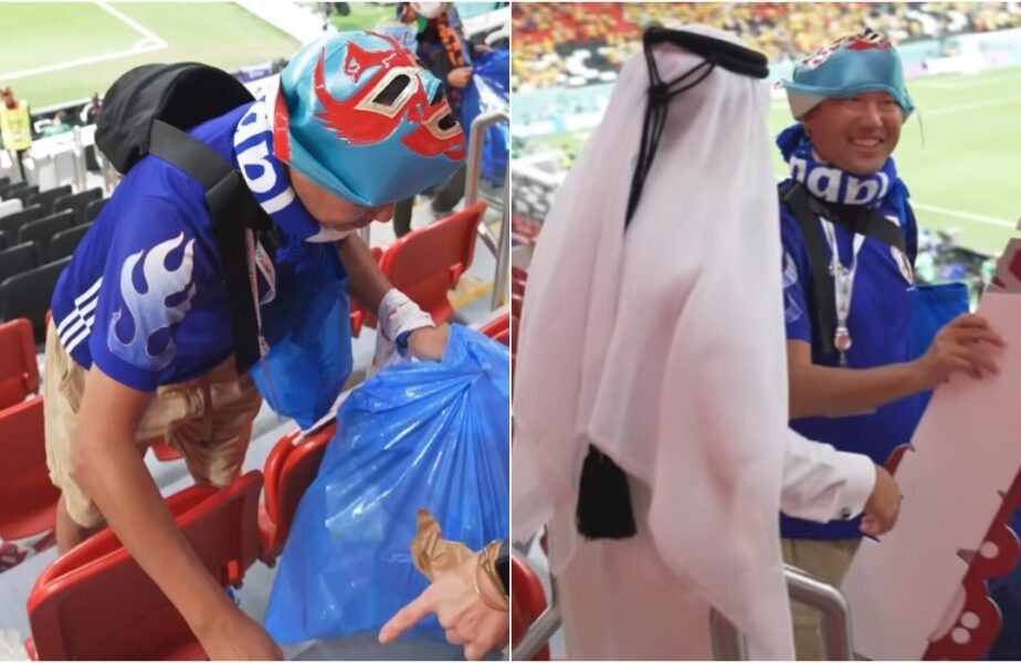 CM 2022 | Fanii Japoniei sunt de pe altă planetă! Au strâns toate gunoaiele de pe stadion, după meciul de deschidere de la Campionatul Mondial din Qatar