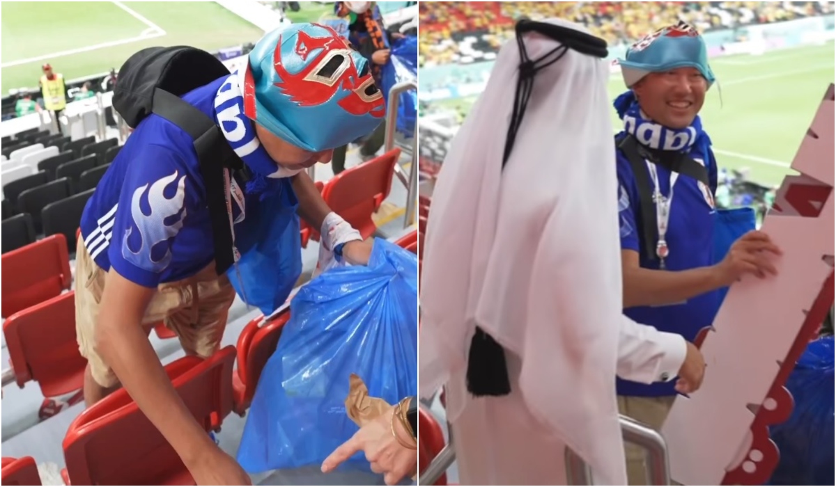 CM 2022 | Fanii Japoniei sunt de pe altă planetă! Au strâns toate gunoaiele de pe stadion, după meciul de deschidere de la Campionatul Mondial din Qatar