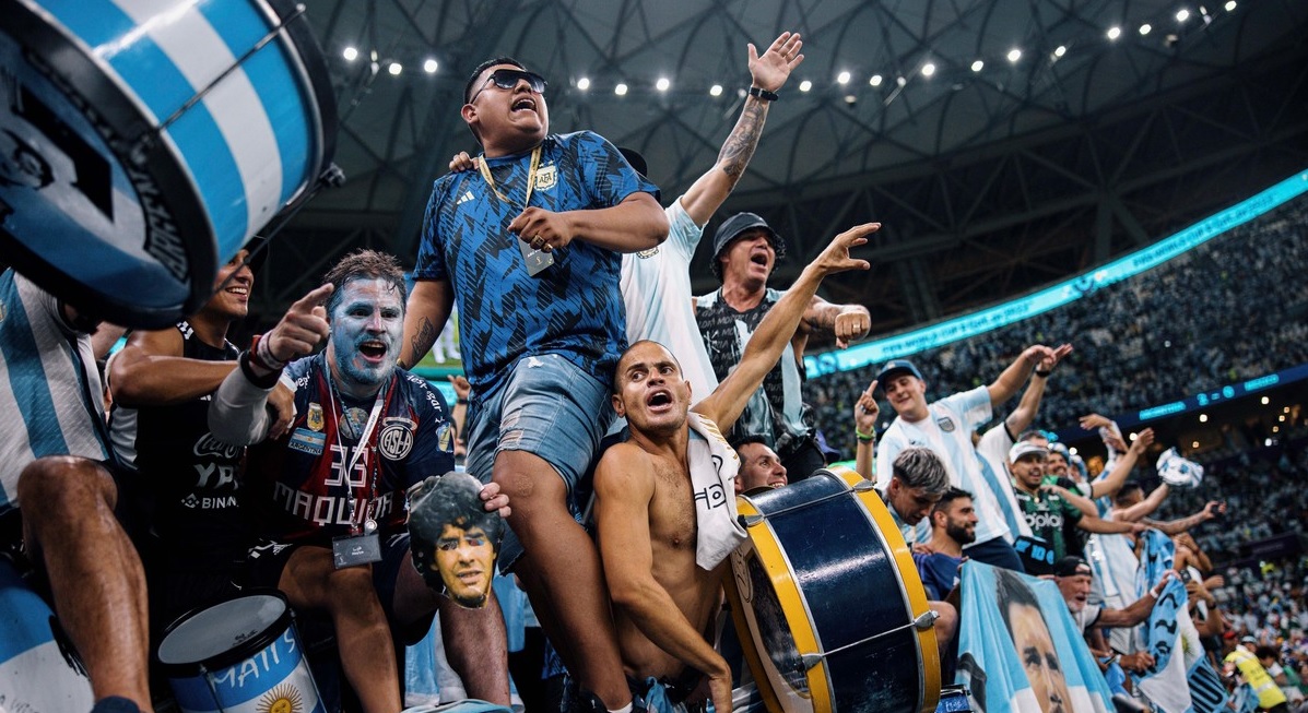 Fanii Argentinei sărbătoresc victoria cu Mexic