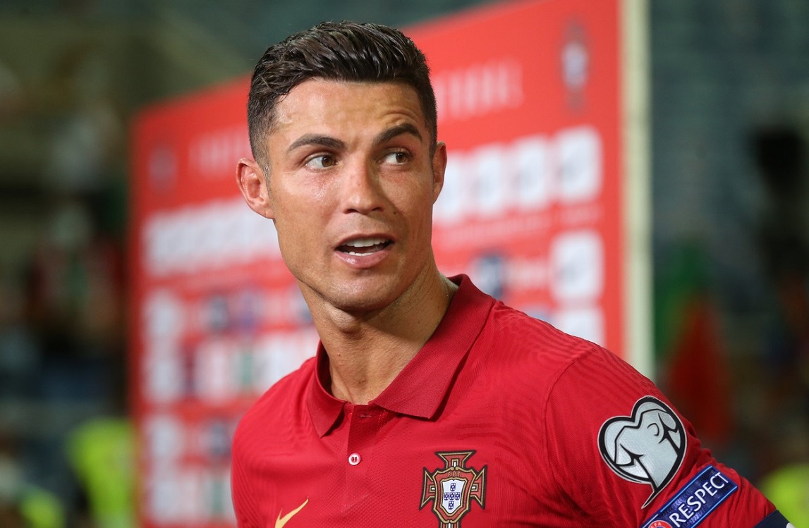 Cristiano Ronaldo, în timpul unui meci pentru Portugalia