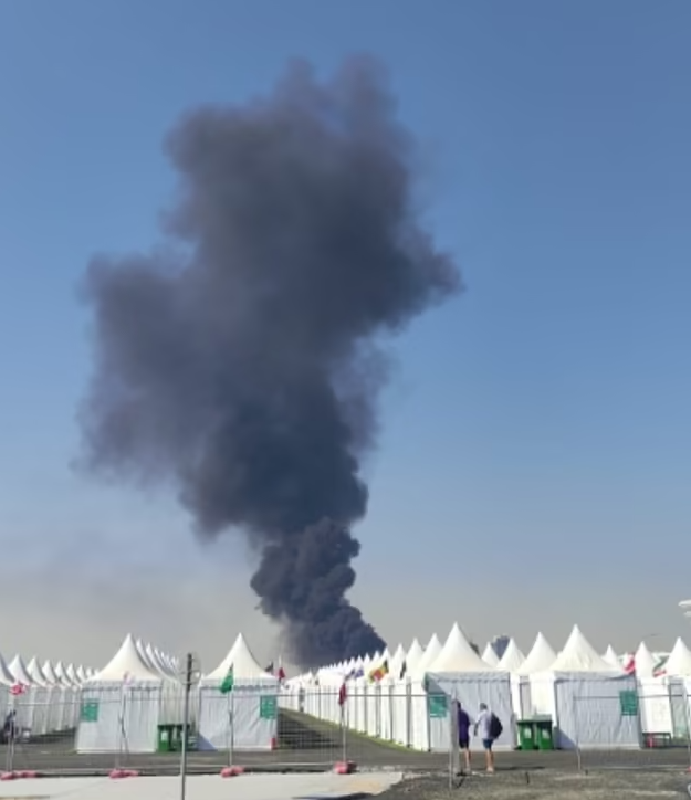 Un incendiu a izbucnit lângă satul fanilor de la Campionatul Mondial din Qatar