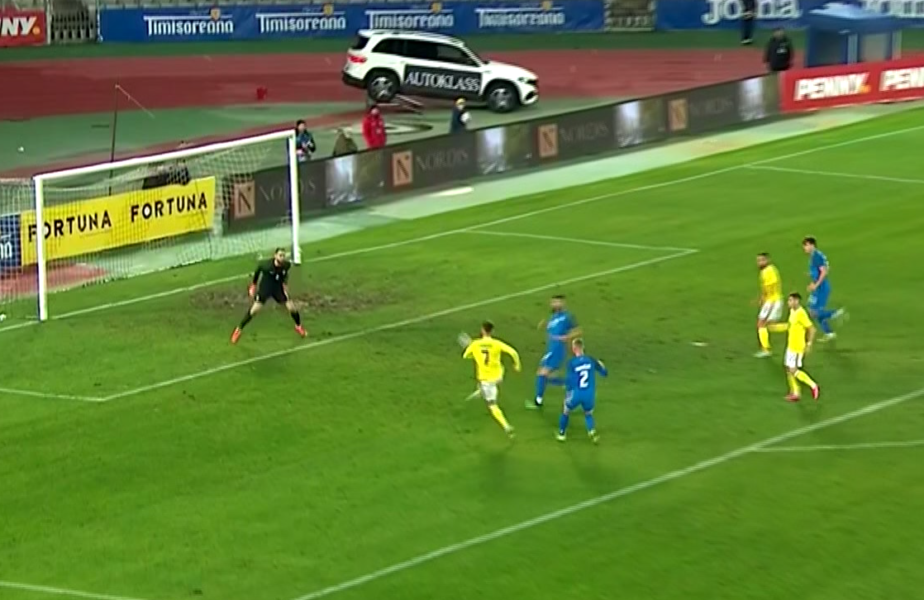 Denis Drăguș a „spart gheața” la națională! Atacantul a marcat un super-gol în România – Slovenia. Oblak a fost „spectator”