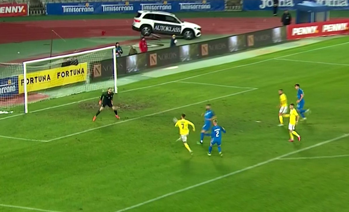 Denis Drăguș a „spart gheața la națională! Atacantul a marcat un super-gol în România – Slovenia. Oblak a fost „spectator