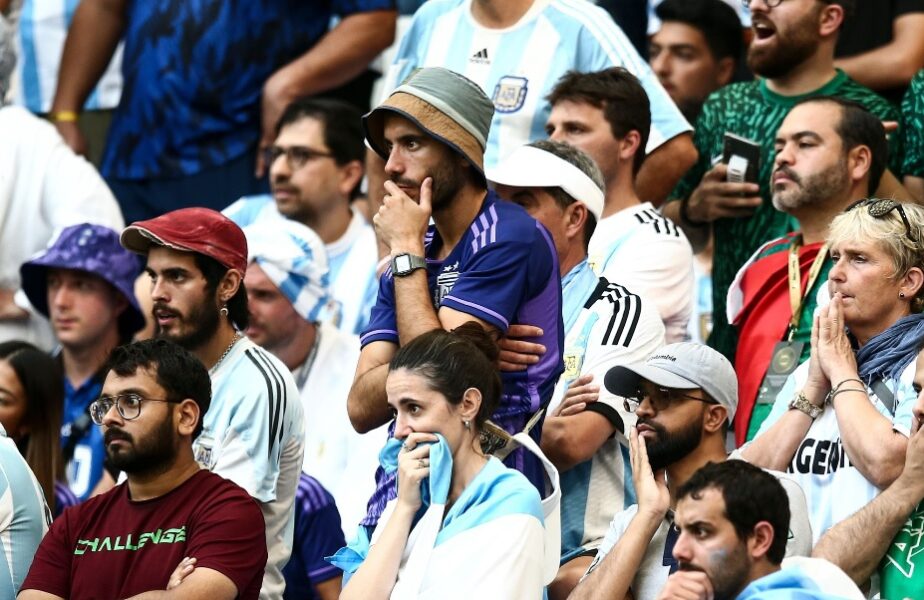 Fanii Argentinei, în meciul cu Arabia Saudită