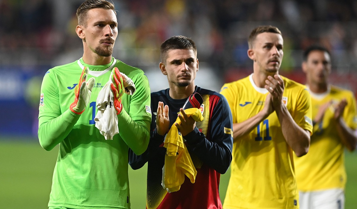 Ionuț Radu, într-un meci pentru România