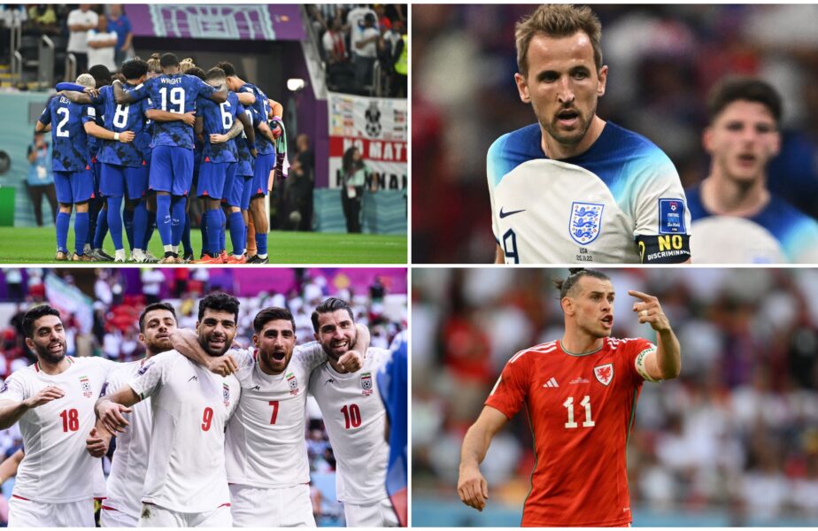CM 2022 | Iran – SUA 0-1 și Țara Galilor – Anglia 0-3. Anglia și SUA s-au calificat din în grupa B de la Cupa Mondială