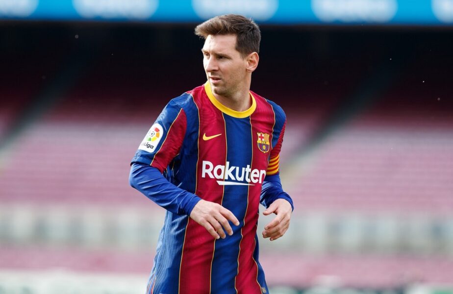 Lionel Messi, în timpul unui meci pentru Barcelona