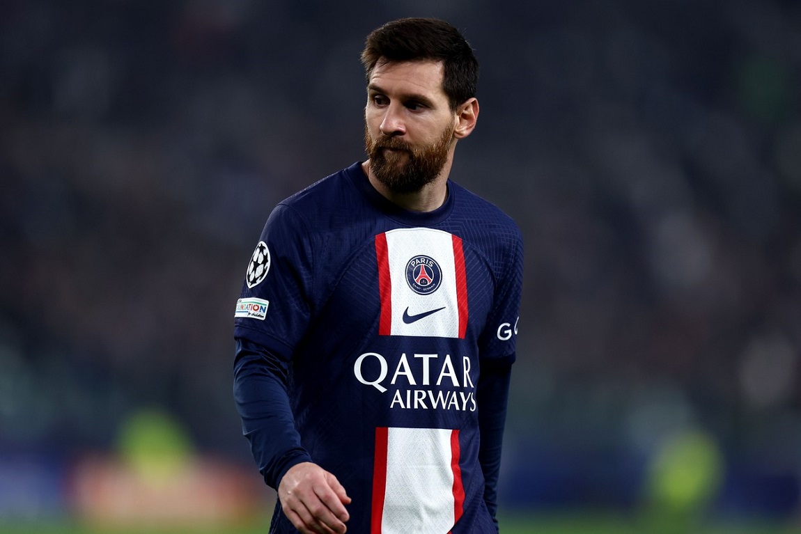 Lionel Messi, în timpul unui meci pentru PSG