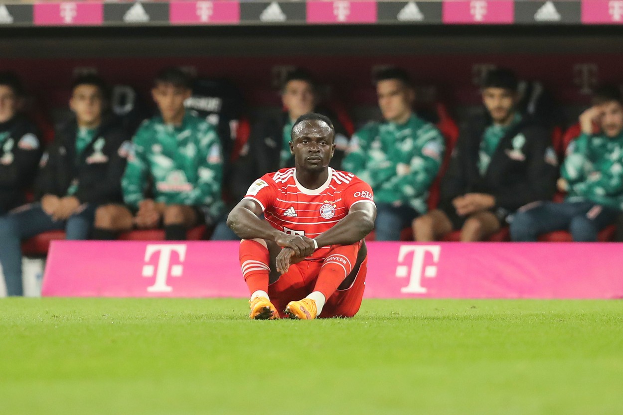 Sadio Mane s-a accidentat în meciul Bayern Munchen - Werder Bremen 6-1