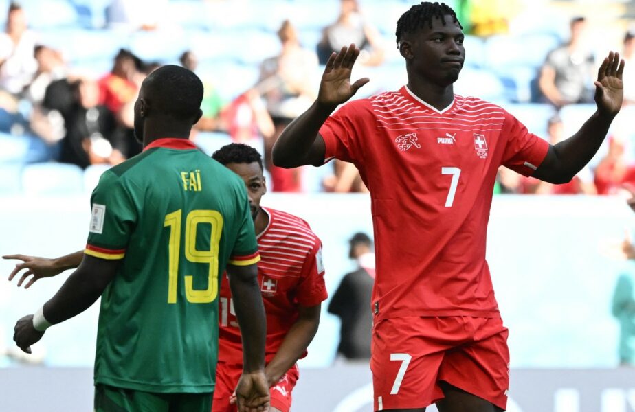 CM 2022 | Breel Embolo a marcat în Elveția – Camerun, dar nu s-a bucurat după gol! Moment rar la Cupa Mondială din Qatar