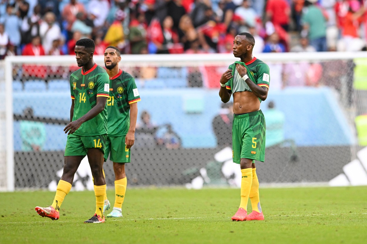 Gael Ondoua, la finalul unui meci disputat de Camerun
