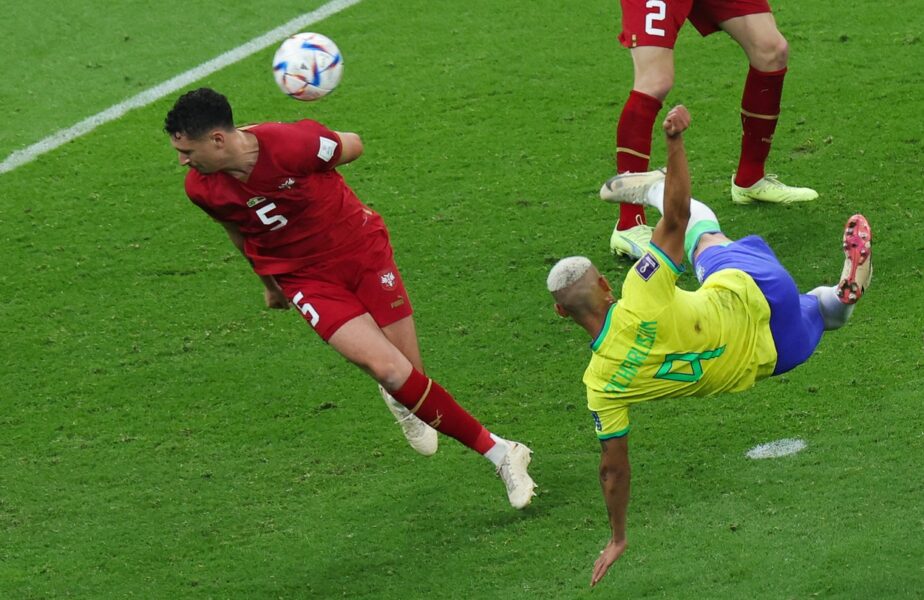 button Omitted Compress CM 2022 | Richarlison a reuşit o "nebunie" de gol în Brazilia - Serbia!  Execuţie de pe altă planetă, din foarfecă, reuşită de brazilian - Antena  Sport