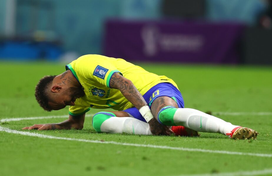 Neymar, accidentat în timpul meciului Brazilia - Serbia