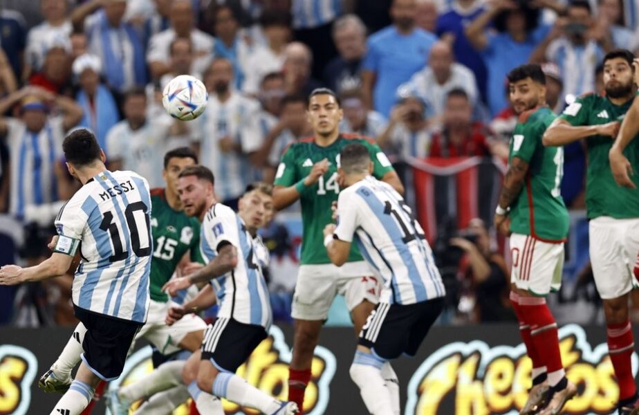 CM 2022. Viteza șutului cu care Lionel Messi a deschis scorul în Argentina – Mexic 2-0