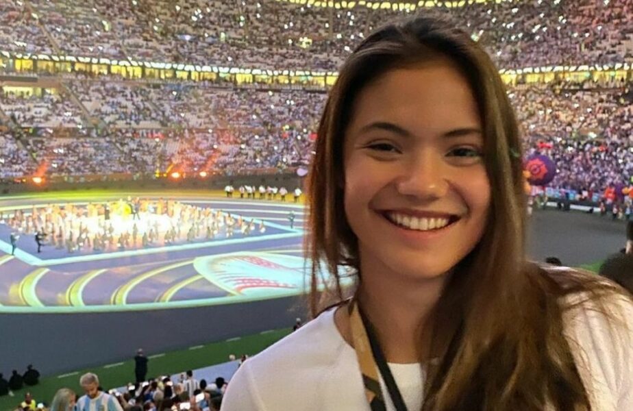 Emma Răducanu a fost prezentă la finala Cupei Mondiale! Cu cine s-a fotografiat sportiva cu origini românești