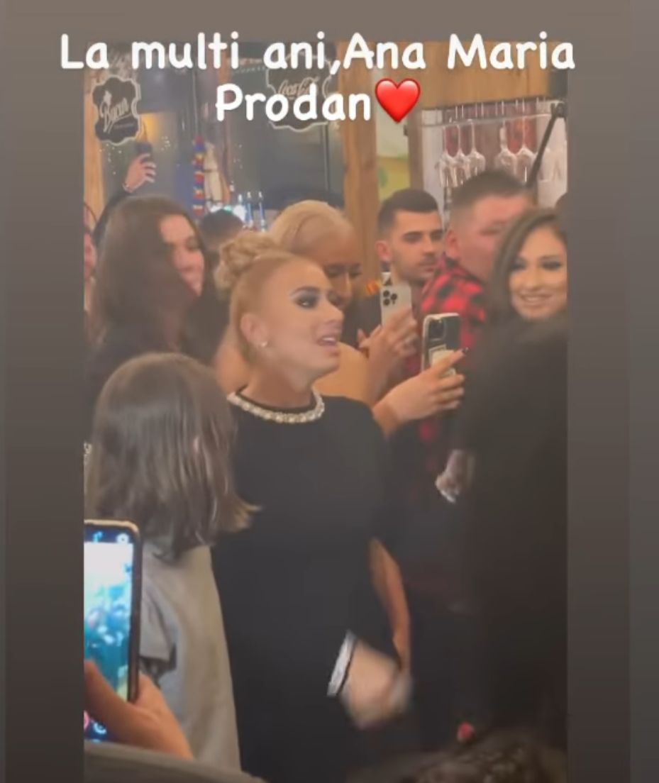 Anamaria Prodan, petrecere cu maneliști și lăutari