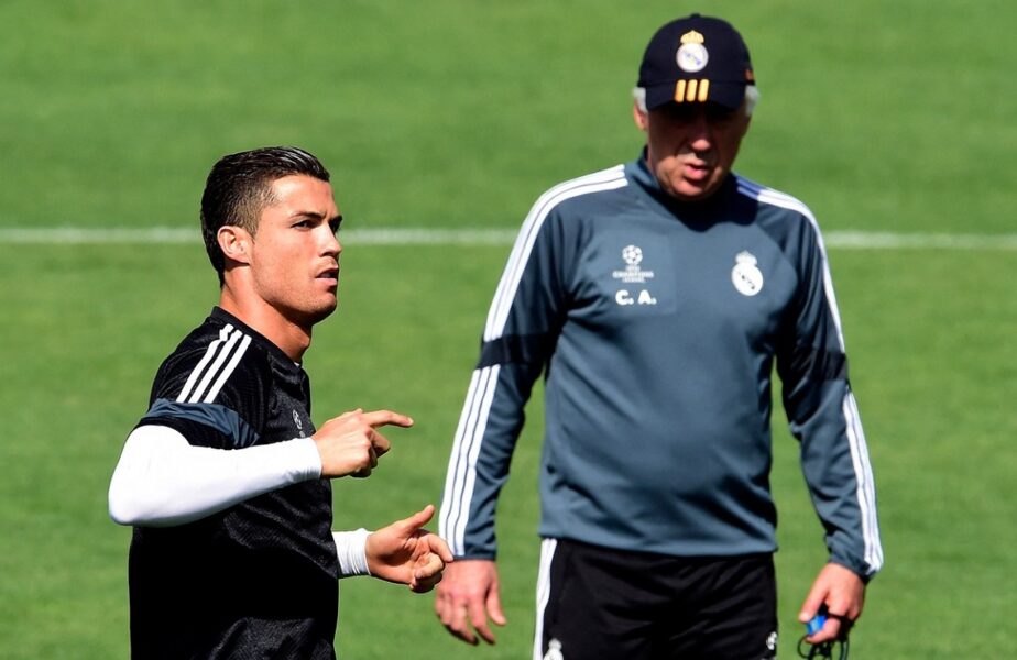 Carlo Ancelotti, „cucerit” de Cristiano Ronaldo: „E excepţional! Nu am avut niciodată probleme cu el”