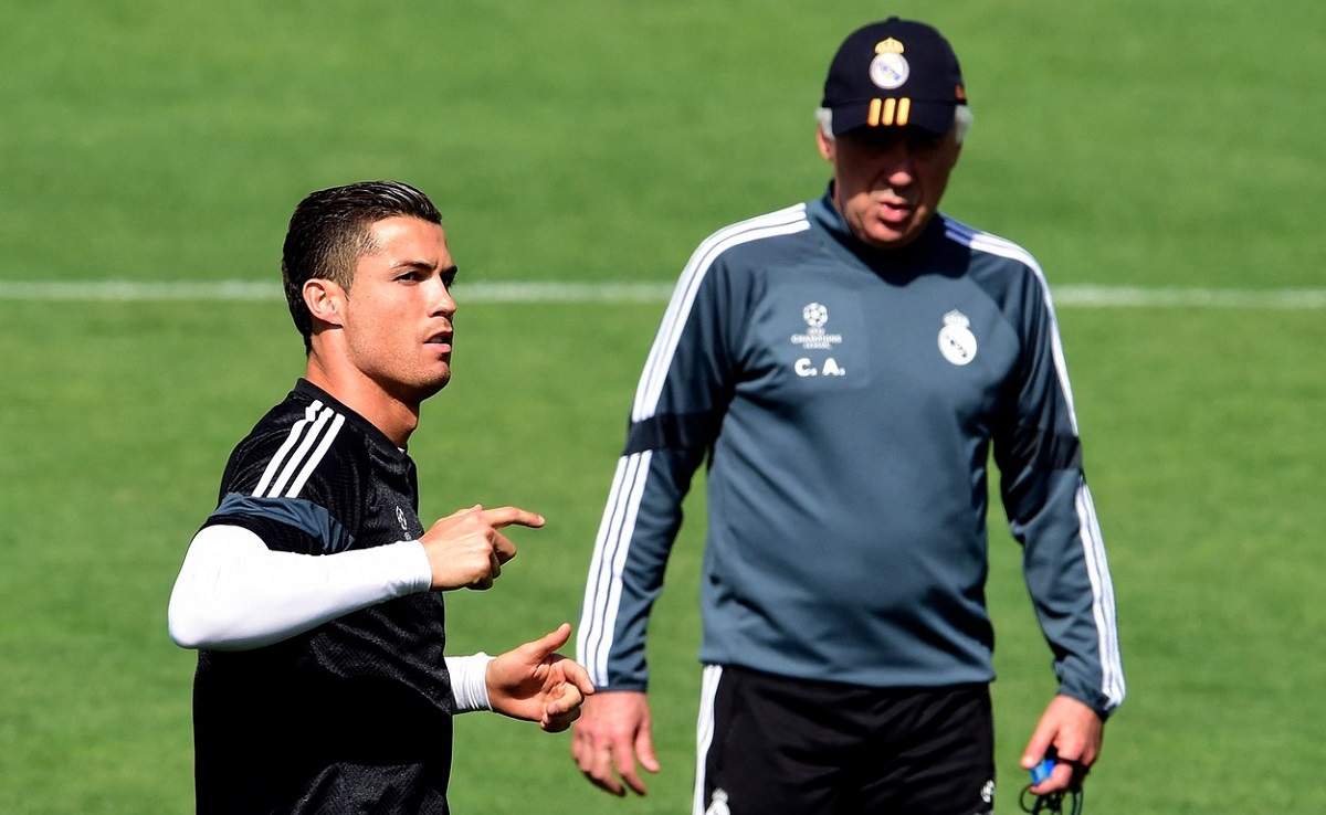 Carlo Ancelotti l-a antrenat pe Cristiano Ronaldo la Real Madrid