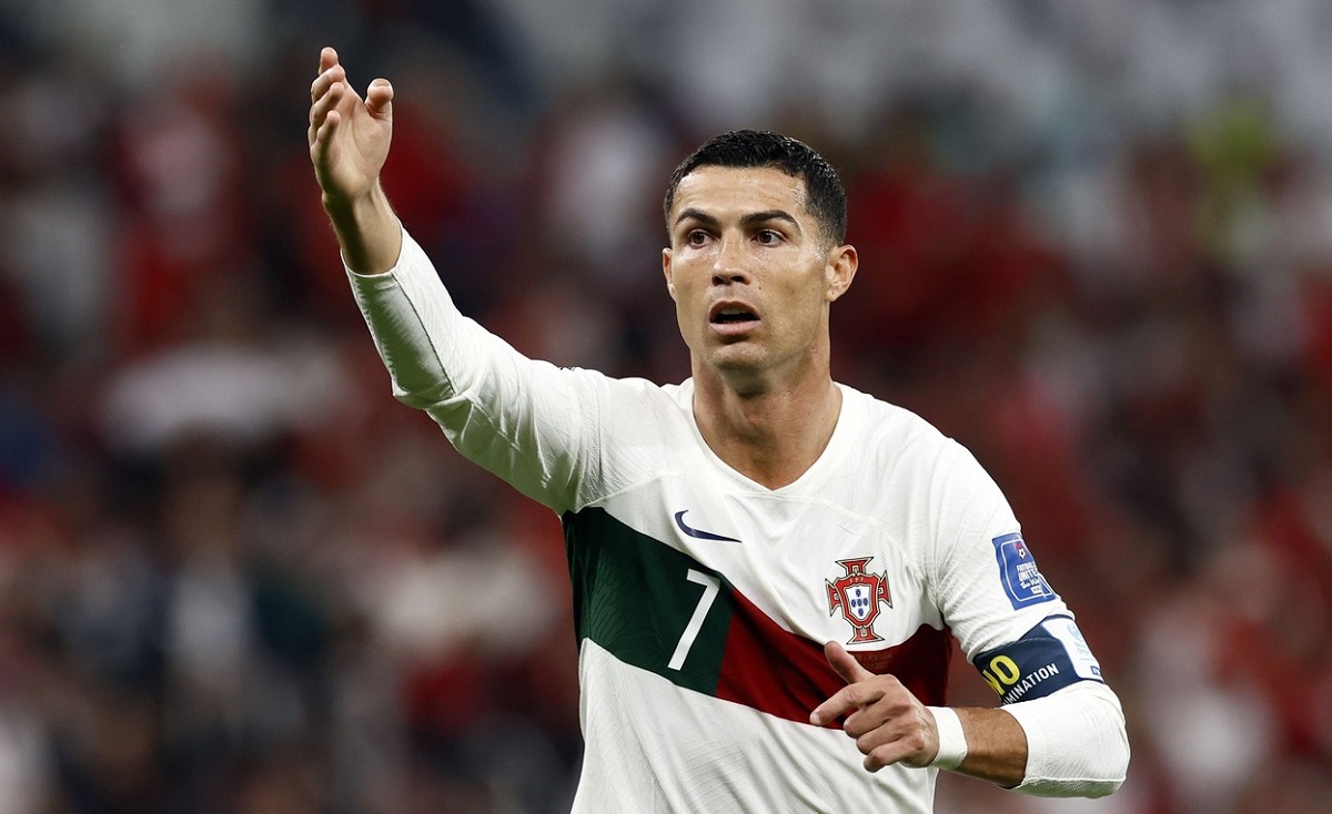 Cristiano Ronaldo, în timpul unui meci pentru Portugalia