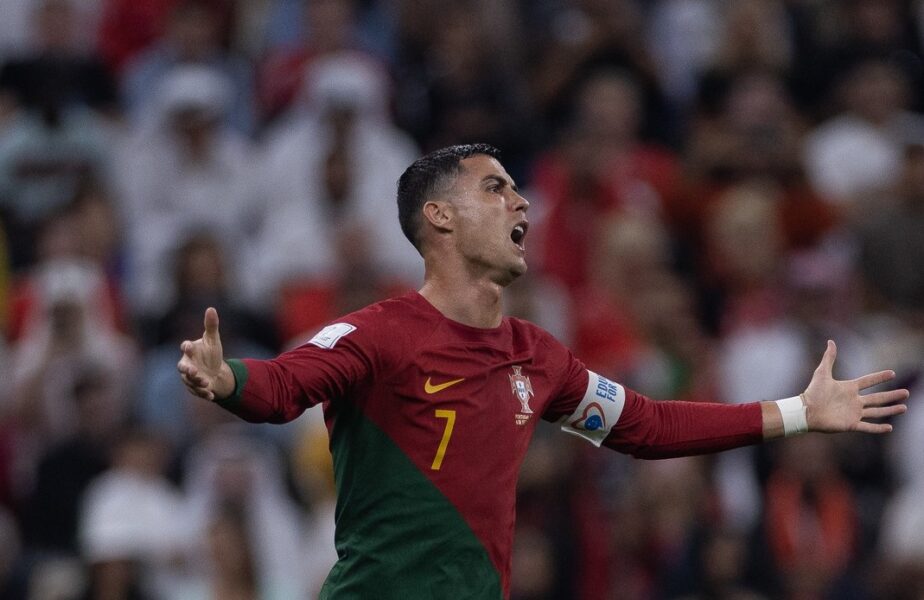 Cristiano Ronaldo, în timpul partidei dintre Portugalia şi Elveţia