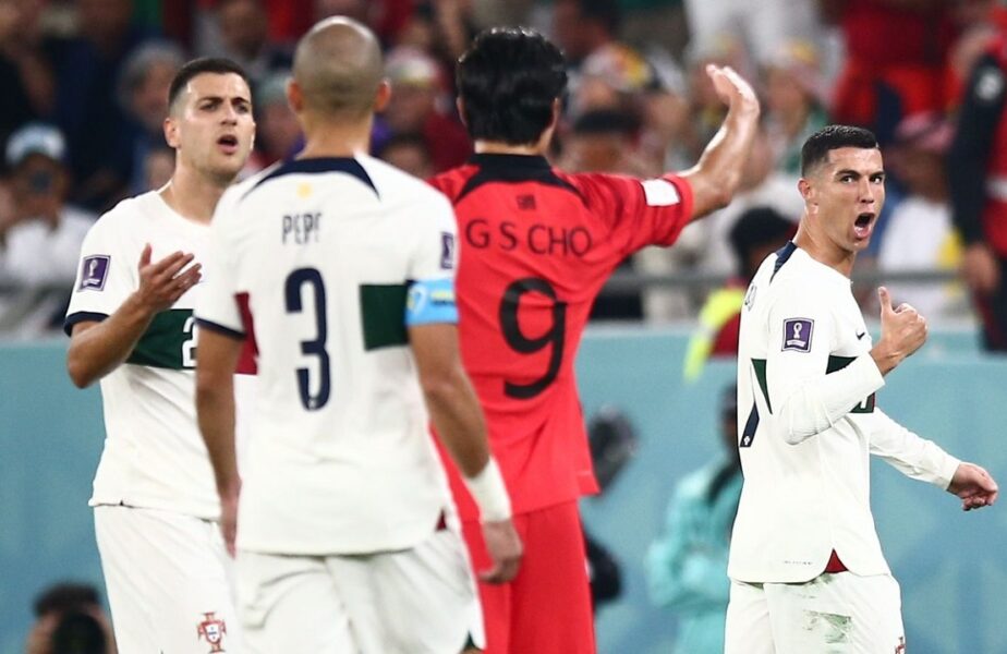 CM 2022 | Cristiano Ronaldo, „la cuţite” cu un adversar în Coreea de Sud – Portugalia 2-1: „I-am spus să tacă! Nu are el autoritate asupra mea”