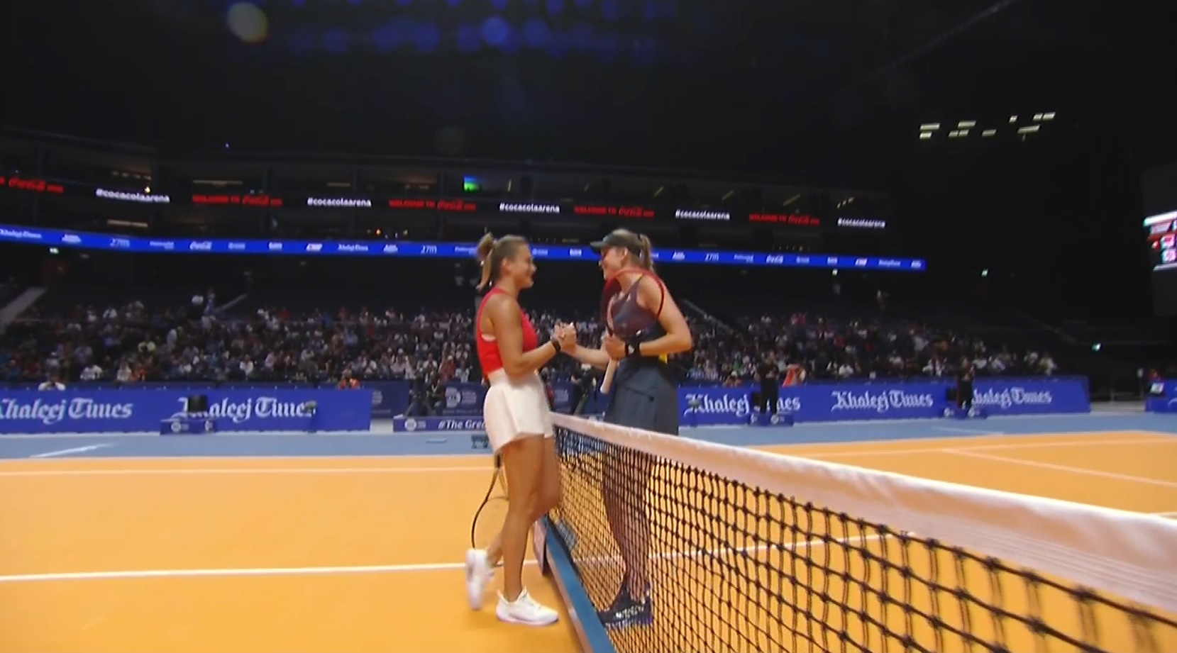 Elena Rybakina și Aryna Sabalenka, la World Tennis League